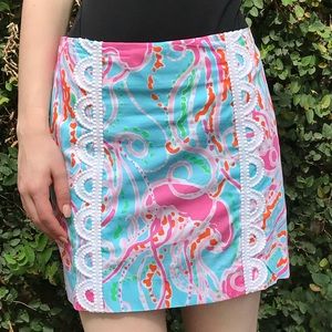 Lily Pulitzer Jellyfish Skirt NWOT